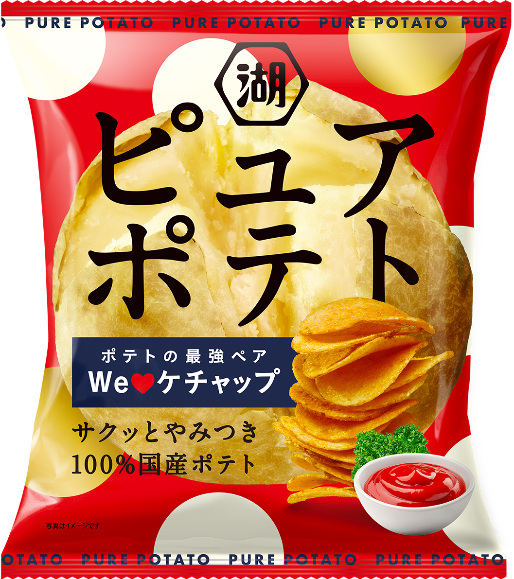 ピュアポテト ケチャップ 商品パッケージ